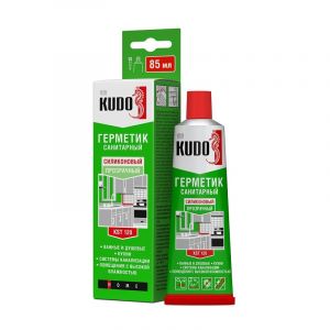 Герметик Kudo KST 120 силиконовый санитарн. прозрачный (85мл) “oborudrus.ru